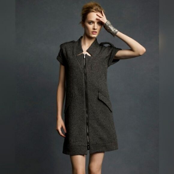 Karl Lagerfeld Impulse Tweed Dress with silver threads - Picture 1 of 8